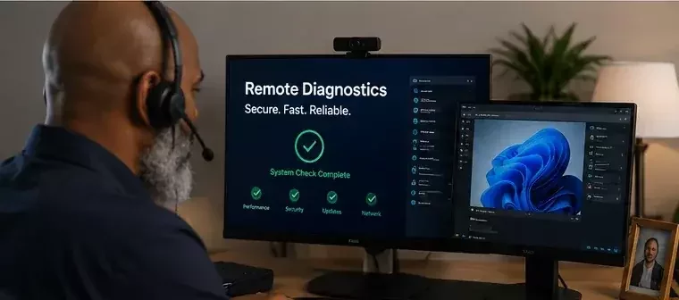 Remote diagnostics and device support